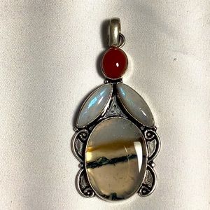 Moss Agate Pendant